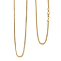 2.1mm Franco Chain Necklace in 10K Yellow Gold 6.6 Grams 22 Inches - Sticky add to cart bar