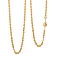 Italian 10K Yellow Gold Necklace 18 Inches with Magnetic Clasp 2.30 Grams - Sticky add to cart bar