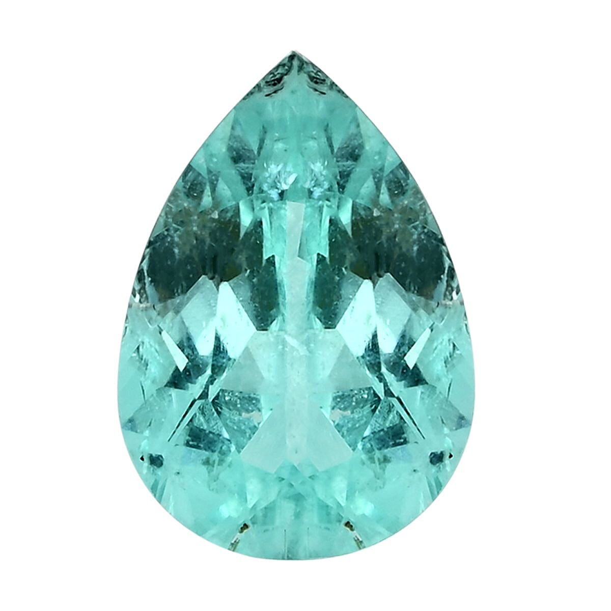 GRS Certified AAAA Paraiba Tourmaline (Pear Free Size) 2.85 ctw