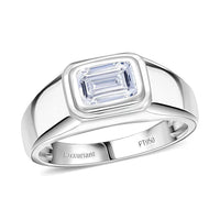IGI Certified Luxuriant Lab Grown Diamond F VS2 1.50 ctw Mens Ring in 950 Platinum (Size 11.0) 10.50 Grams