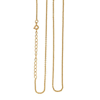 Vermeil YG Over Sterling Silver Necklace (18 Inches) 2.16 g