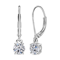 Luxuriant Lab Grown Diamond E-F VS 1.00 ctw Solitaire Stud Earrings in 950 Platinum