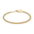 Round Ball Bracelet in 10K Yellow Gold (7.25 In) 4.05 Grams - Sticky add to cart bar