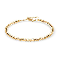 Round Ball Bracelet in 10K Yellow Gold (7.25 In) 4.05 Grams