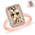 Premium Turkizite and Diamond 3.50 ctw Ring in 18K Vermeil Rose Gold Over Sterling Silver (Size  10.0) - Sticky add to cart bar