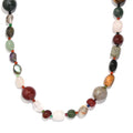 Multi Gemstone 630.00 ctw Necklace in 18K YG Plated 36 Inches - Sticky add to cart bar