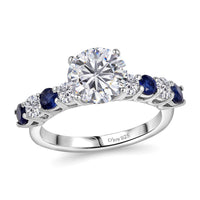 Golconda Topaz, Masoala Sapphire (D) Ring in Platinum Over Sterling Silver (Size 10.0) 4.00 ctw