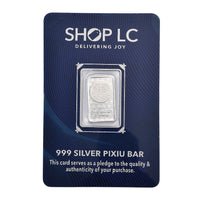 999.9 Fine Silver Currency Bar 2 Grams