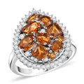 Karis Santa Ana Madeira Citrine, Multi Gemstone Ring in Platinum Bond (Size 10.0) 2.75 ctw - Sticky add to cart bar