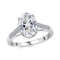 Luxuriant Lab Grown Diamond E-F VS 3.15 ctw Ring in 950 Platinum (Size 10.0) - Sticky add to cart bar
