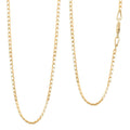 2mm Cuban Chain Necklace in 14K Yellow Gold 3.60 Grams 24 Inches - Sticky add to cart bar