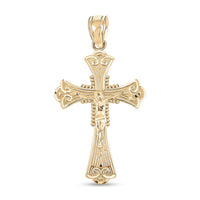 Cross Pendant in 10K Yellow Gold 1.4 Grams
