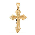 Cross Pendant in 10K Yellow Gold 3 Grams - Sticky add to cart bar