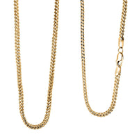 2mm Franco Chain Necklace in 10K Yellow Gold 4.6 Grams 20 Inches