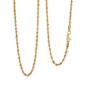 2mm Rope Chain Necklace in 10K Yellow Gold 1.46 Grams 16 Inches - Sticky add to cart bar