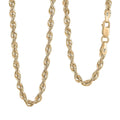 3mm Rope Chain Necklace in 10K Yellow Gold 2.2 Grams 16 Inches - Sticky add to cart bar