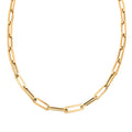 3.5mm Paper Clip Chain Necklace in 14K Yellow Gold 5.60 Grams 20 Inches - Sticky add to cart bar
