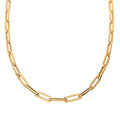 5mm Paper Clip Chain Necklace in 14K Yellow Gold 13.6 Grams 20 Inches - Sticky add to cart bar