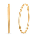 2x40mm Hoop Earrings in 10K Yellow Gold 2.5 Grams - Sticky add to cart bar
