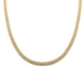10K Yellow Gold 4.50 mm Ice Chain Necklace 22 Inches 26.4 Grams - Sticky add to cart bar