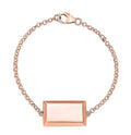 Bar Bracelet in 18K Vermeil Rose Gold Over Sterling Silver (7.25 In) 3 Grams - Sticky add to cart bar