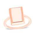 Bar Ring in 18K Vermeil Rose Gold Over Sterling Silver (Size 10.0) 2.40 Grams - Sticky add to cart bar