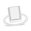 Rhodium Over Sterling Silver