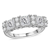 Golconda Topaz Band Ring in Platinum Over Sterling Silver (Size 10.0) 2.90 ctw