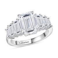 Luxuriant Lab Grown Diamond E-F VS 4.00 ctw Ring in 950 Platinum (Size 10.0)