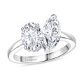 Luxuriant Lab Grown Diamond E-F VS 2.60 ctw Ring in 950 Platinum (Size 10.0) - Sticky add to cart bar