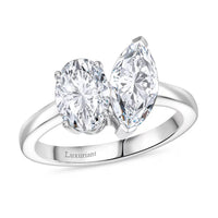 Luxuriant Lab Grown Diamond E-F VS 2.60 ctw Ring in 950 Platinum (Size 10.0)