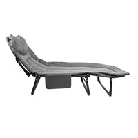 CLOSEOUT Grey Folding Outdoor/Indoor Cot 70X30 Inches