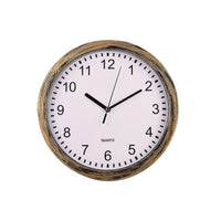 Livemore Gold Color Wall Clock with Three Shelves Hidden Compartment (1xAA Battery Not Included)