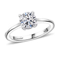 Luxuriant Diamond Lab Grown Diamond (E-F, VS) Ring in 18K Vermeil YG Over Sterling Silver (Size 10.0) 1.10 ctw - Sticky add to cart bar