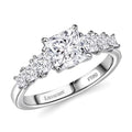 Luxuriant Lab Grown Diamond E-F VS 2.00 ctw Art Deco Ring in 950 Platinum - Sticky add to cart bar