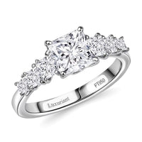 Luxuriant Lab Grown Diamond E-F VS 2.00 ctw Art Deco Ring in 950 Platinum