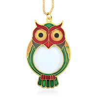 CLOSEOUT Pinpoint Owl Necklace Magnifier 1
