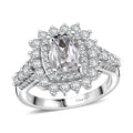 Golconda Topaz Ring in Platinum Over Sterling Silver (Size 10.0) 2.90 ctw - Sticky add to cart bar