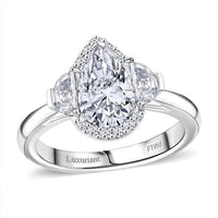 IGI Certified 950 Platinum Luxuriant Lab Grown Diamond (E-F, VS) Ring (Size 10.0) 2.00 ctw