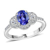 Tanzanite & Lab Grown Diamond