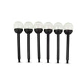 CLOSEOUT Moonrays 6 Crackle Glass Ball Solar Stake Lights - Sticky add to cart bar