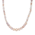 Multi Color Freshwater Pearl Sunrise Bloom Necklace in 18K Vermeil Yellow Gold Over Sterling Silver 18 Inches - Sticky add to cart bar