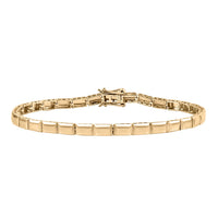 Bar Bracelet in 10K Yellow Gold (6.50 In) 5.25 Grams