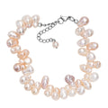 Multi Color Freshwater Pearl Bracelet (7.25 In) - Sticky add to cart bar