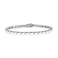 Rhapsody Modern Grace, Bar Link Bracelet in 950 Platinum (8.00 In) 10.94 Grams - Sticky add to cart bar