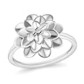 Floral Ring in 10K White Gold (Size 10.0) 4.10 Grams - Sticky add to cart bar