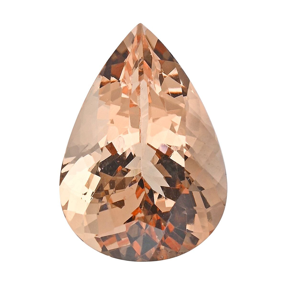 Last in Stock Certified & Appraised AAAA Marropino Morganite (Pear Free Size) 9.00 ctw