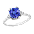 Luxoro AAA Tanzanite and G-H I2 Diamond Ring in 14K Yellow Gold (Size 10.0) 1.49 ctw - Sticky add to cart bar