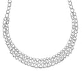 Designer Inspired Necklace in Rhodium Over Sterling Silver 42 Grams 20 Inches - Sticky add to cart bar