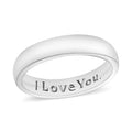 Band Ring in 950 Platinum (Size 10.0) 5.50 Grams - Sticky add to cart bar